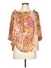 Adora Orange 3/4 Sleeve Blouse Size L - photo 1