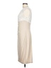 Connected Apparel Ivory Tan Cocktail Dress Size 12 - photo 5