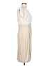 Connected Apparel Ivory Tan Cocktail Dress Size 12 - photo 4