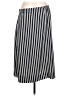 J.Crew 100% Polyester Stripes Blue Casual Skirt Size 4 - photo 2