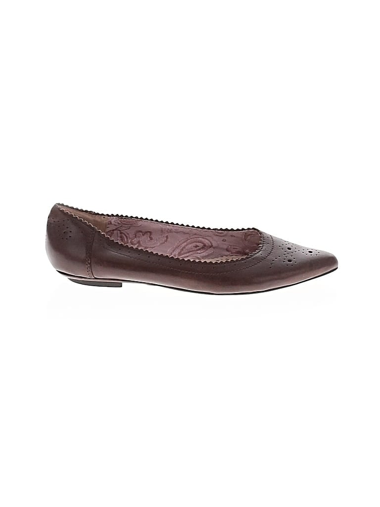 Pre-owned Seychelles Flats In Brown