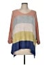 She + Sky Color Block Pink Pullover Sweater One size - photo 1