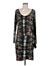 Unbranded Print Black Casual Dress Size M (estimated) - photo 1