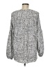 Shein 100% Polyester Silver Long Sleeve Blouse Size 6 - photo 2