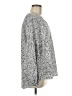 Shein 100% Polyester Silver Long Sleeve Blouse Size 6 - photo 4