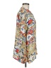 Athleta 100% Rayon Paisley Yellow Long Sleeve Blouse Size 6 (estimated) - photo 4