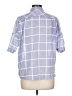 Artistic Taste Blue Short Sleeve Blouse Size L (estimated) - photo 2