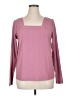 Jessica Simpson Pink Long Sleeve Top Size XL - photo 1