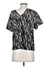 Shein Black Short Sleeve Blouse Size 4 - photo 2