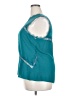 Chelsea28 100% Polyester Teal Sleeveless Blouse Size XXL - photo 5