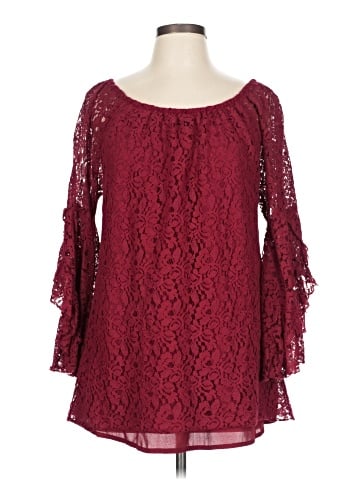 Forgotten Grace 3/4 Sleeve Blouse (view 1)