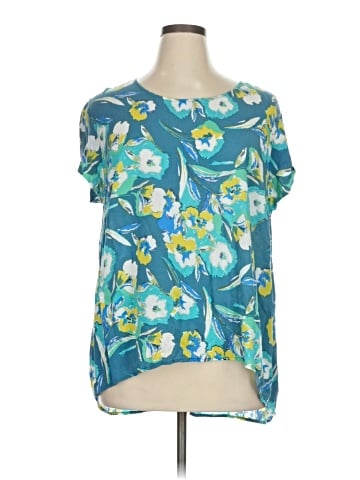 Ava Christine Short Sleeve Blouse (view 1)