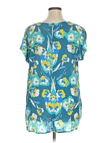 Ava Christine Short Sleeve Blouse (view 2)
