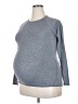 Gap - Maternity Gray Long Sleeve T-Shirt Size S - photo 1