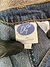 DG^2 by Diane Gilman Chevron-herringbone Blue Jeans Size 8 - photo 7
