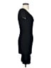 Bebe Solid Black Casual Dress Size S - photo 4