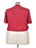 Shein Curve Polka Dots Red Short Sleeve Blouse Size 3X - photo 2