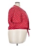 Shein Curve Polka Dots Red Short Sleeve Blouse Size 3X - photo 4
