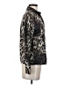Erin London Animal Print Black Long Sleeve Blouse Size S - photo 4