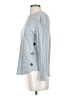 Knapp Studio Silver Long Sleeve Top Size S - photo 5