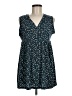 Assorted Brands Teal Sleeveless Blouse Size M - photo 1