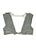 6 Shore Road Stripes Ivory White Swimsuit Top Size L - photo 1