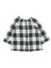 Crewcuts 100% Cotton Checkered-gingham Blue 3/4 Sleeve Blouse Size 10 - photo 1