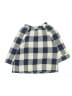 Crewcuts 100% Cotton Checkered-gingham Blue 3/4 Sleeve Blouse Size 10 - photo 2