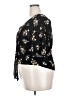 LUQ 100% Rayon Black 3/4 Sleeve Blouse Size XXL - photo 5