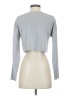 Missguided Gray Long Sleeve Top Size 4 - photo 2