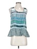 Diane von Furstenberg Teal Sleeveless Blouse Size S - photo 1