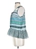 Diane von Furstenberg Teal Sleeveless Blouse Size S - photo 5