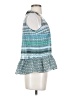 Diane von Furstenberg Teal Sleeveless Blouse Size S - photo 4