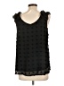 Unbranded 100% Polyester Black Sleeveless Blouse Size L - photo 2