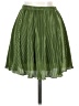 Shein 100% Polyester Green Casual Skirt Size XS - photo 2