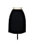 INC International Concepts 100% Polyester Solid Black Formal Skirt Size 8 - photo 1