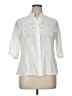 Unbranded 100% Polyester White 3/4 Sleeve Blouse Size XL - photo 1