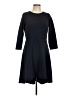 The Limited Solid Black Casual Dress Size L - photo 1