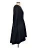 The Limited Solid Black Casual Dress Size L - photo 4