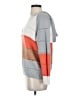Shein Color Block Gray Pullover Sweater Size S - photo 5