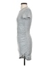 Alya Solid Gray Casual Dress Size XS - photo 5