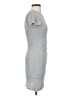 Alya Solid Gray Casual Dress Size XS - photo 4