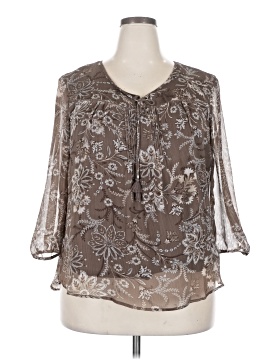 St. John's Bay 3/4 Sleeve Blouse
