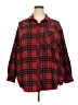Wild Fable Plaid Red Long Sleeve Button-Down Shirt Size XXL - photo 1