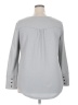 Coeur De Vague Gray Long Sleeve Top Size 2X - photo 2