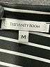 The Vanity Room Stripes Black Cocktail Dress Size M - photo 7