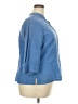Soft by Avenue Blue 3/4 Sleeve Button-Down Shirt Size 18 - 20 - photo 4