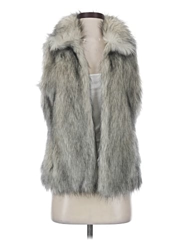 White House Black Market Faux Fur Vest (view 1)