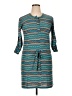 Veronica M. Teal Casual Dress Size L - photo 1