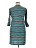 Veronica M. Teal Casual Dress Size L - photo 2